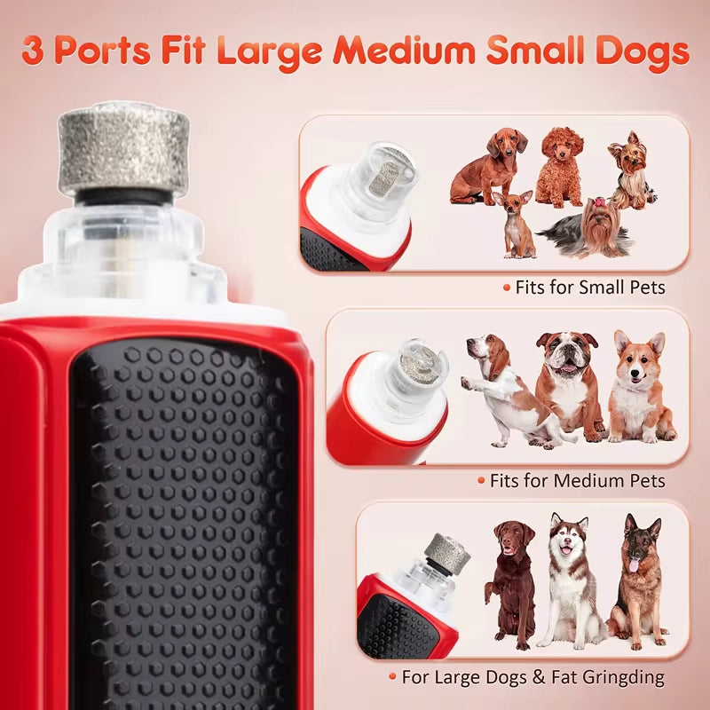 Electric Pet Nail Grinder with LED Light