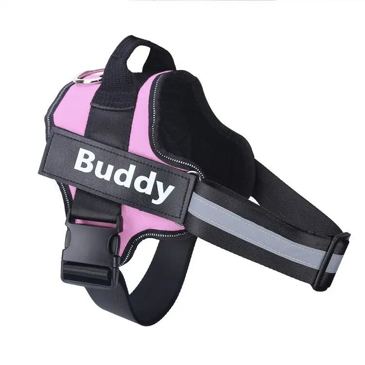 No-Pull Reflective Dog Harness | Breathable Nylon Pet Vest | Small & Large Dogs | Outdoor Walking & Training Accessories