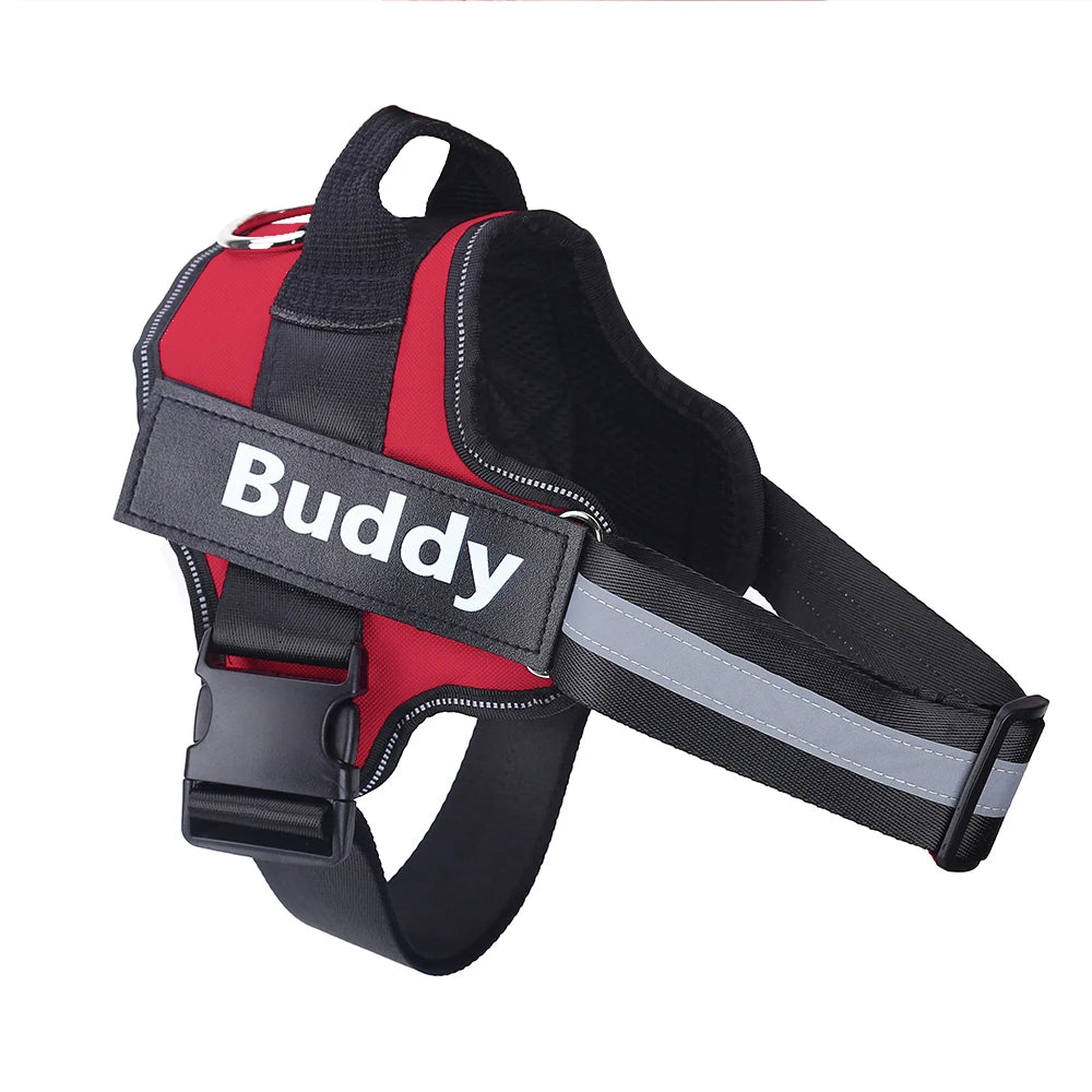 No-Pull Reflective Dog Harness | Breathable Nylon Pet Vest | Small & Large Dogs | Outdoor Walking & Training Accessories