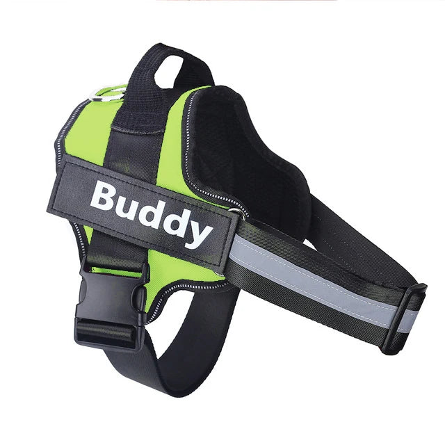 No-Pull Reflective Dog Harness | Breathable Nylon Pet Vest | Small & Large Dogs | Outdoor Walking & Training Accessories