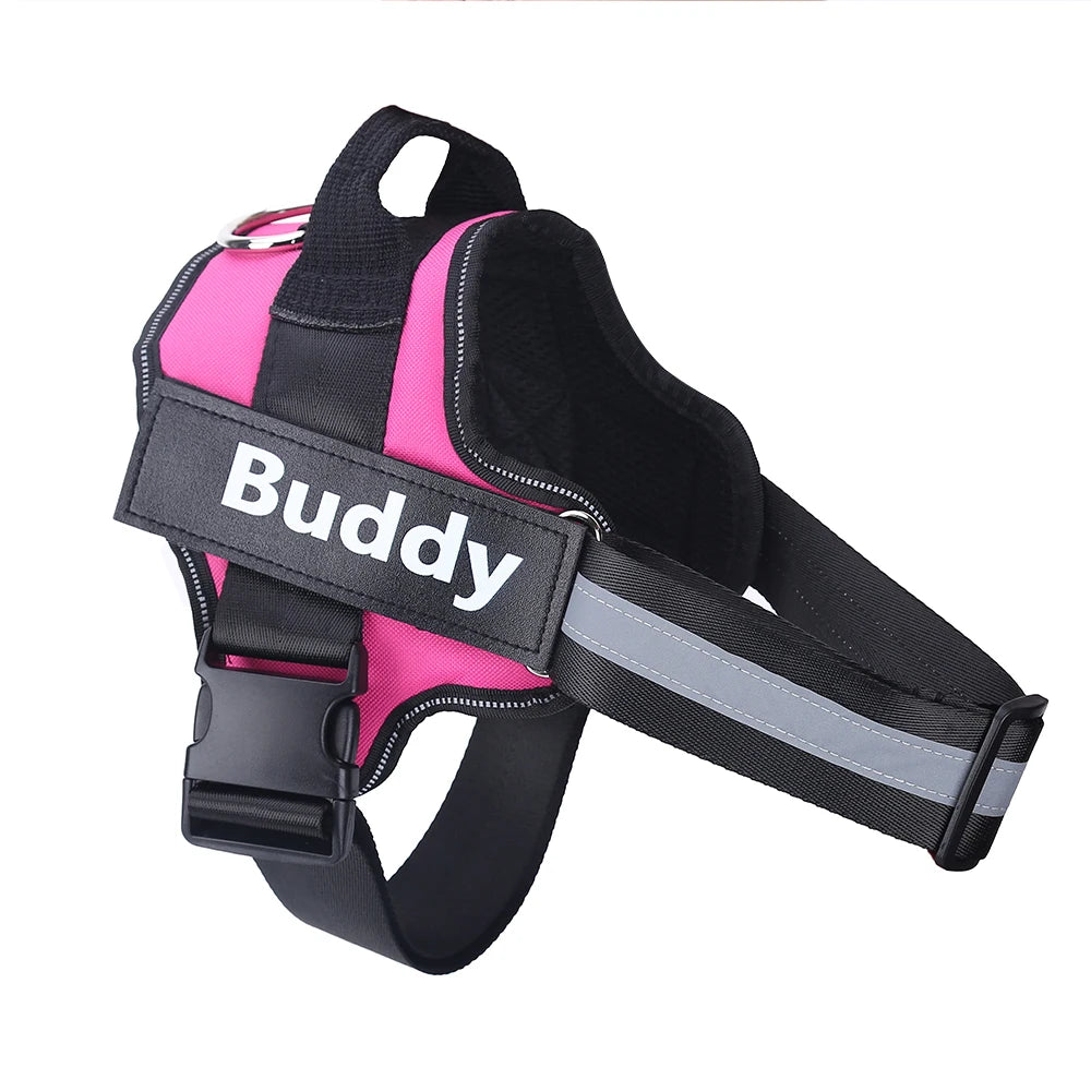 No-Pull Reflective Dog Harness | Breathable Nylon Pet Vest | Small & Large Dogs | Outdoor Walking & Training Accessories