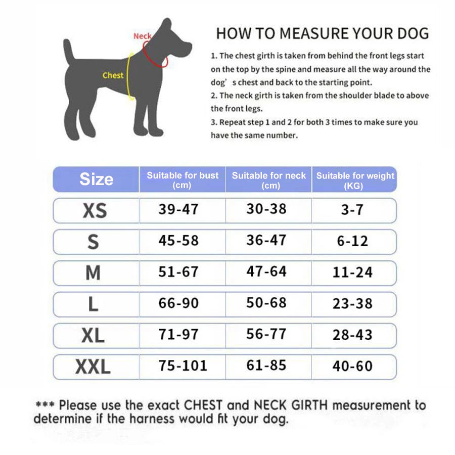 No-Pull Reflective Dog Harness | Breathable Nylon Pet Vest | Small & Large Dogs | Outdoor Walking & Training Accessories