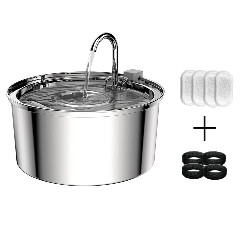 Stainless Steel Automatic Pet Drinking Fountain