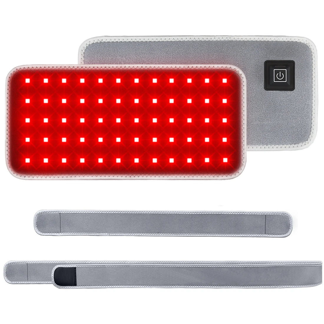 LED Red Light Therapy Belt | 660nm 850nm Infrared Pad for Pain Relief | Waist Back Abdomen Knees Wrists Joints | Muscle Recovery & Slimming Therapy