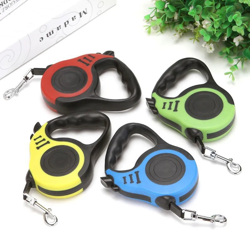 Automatic Telescopic Dog Leash | Retractable Traction Device for Small & Medium Dogs | Portable Walking Leash | All-Season Leash