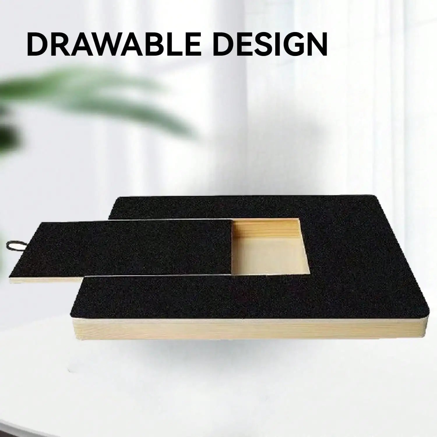 Dog Nail Scratch Board | Wooden Nail File Pad | Treat Box Built-In | Stress-Free Nail Trimming for Puppies and Small Dogs