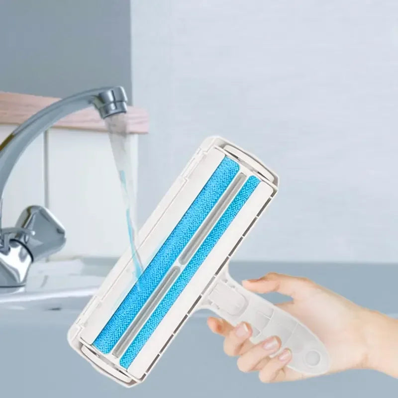One-Hand Pet Hair Remover Roller | Self-Cleaning Lint Roller | Reusable Pet Hair Cleaner for Sofa Clothes | ABS Durable Design | Dog Cat Accessories