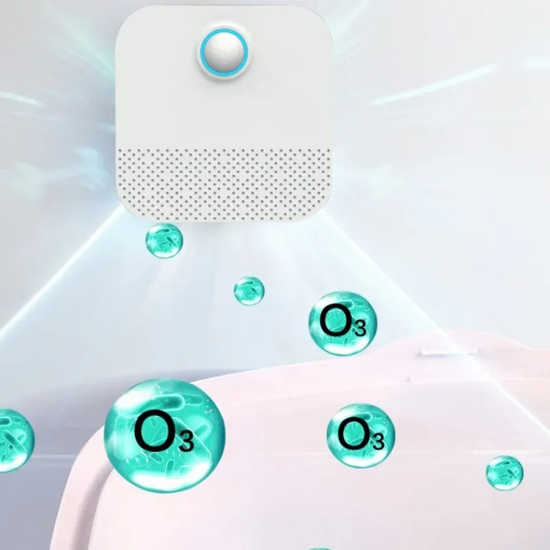 Smart Cat Litter Box Odor Purifier | Automatic Air Deodorizer for Dogs & Cats | Eliminates Litter Box Smells | Pet Cleaning Tool