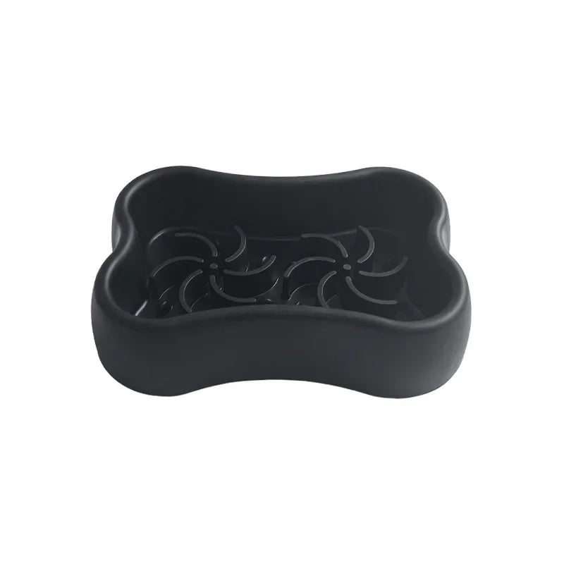 Silicone Slow Feeder Dog Bowl | Anti-Choking Pet Bowl | Suction Cup Puzzle Food Bowl | Non-Slip Licking Bowl | Dog Water Feeder | Slow Eating Dog Bowl