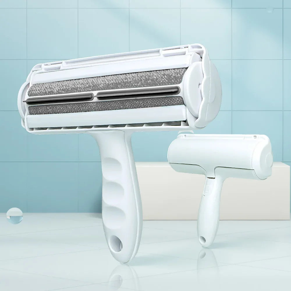 One-Hand Pet Hair Remover Roller | Self-Cleaning Lint Roller | Reusable Pet Hair Cleaner for Sofa Clothes | ABS Durable Design | Dog Cat Accessories