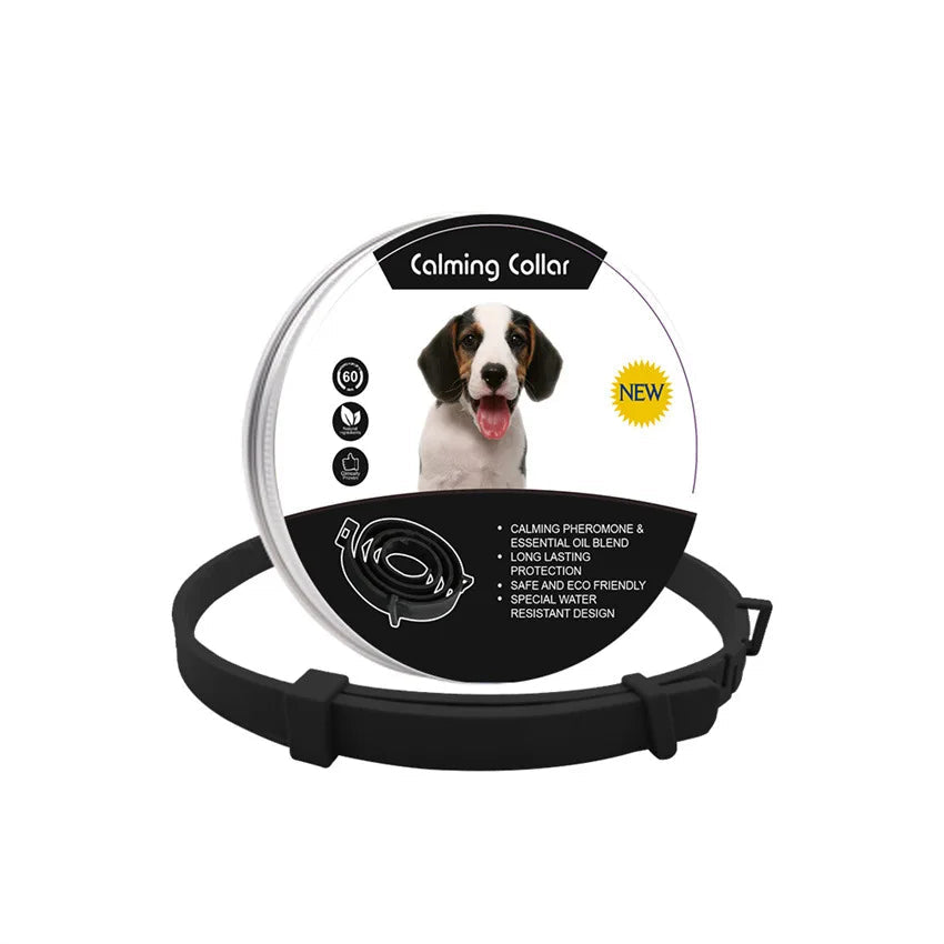 Pet Calming Collar | Anxiety-Reducing Pheromone Collar for Cats & Dogs | Adjustable & Slip-On | Natural Relaxation Solution | Nylon Collar