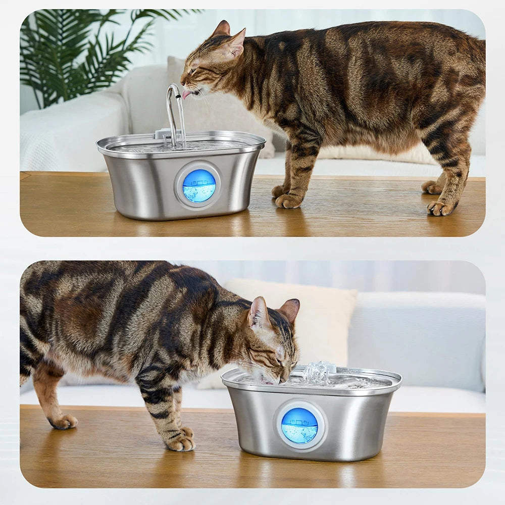 Stainless Steel Automatic Pet Drinking Fountain
