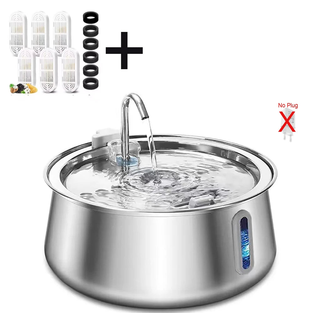 Stainless Steel Automatic Pet Drinking Fountain