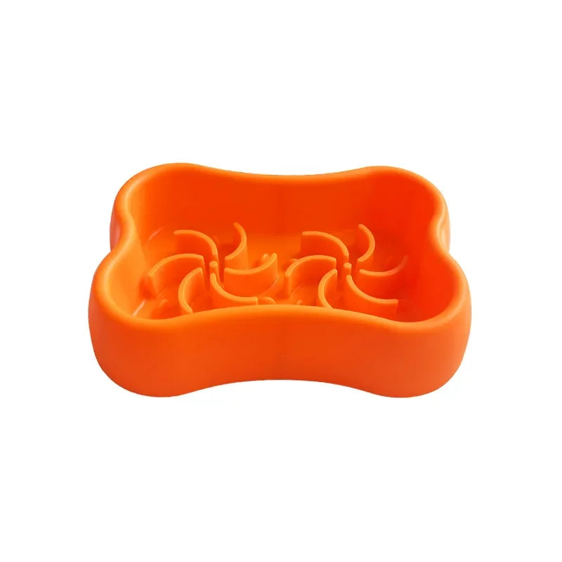 Silicone Slow Feeder Dog Bowl | Anti-Choking Pet Bowl | Suction Cup Puzzle Food Bowl | Non-Slip Licking Bowl | Dog Water Feeder | Slow Eating Dog Bowl