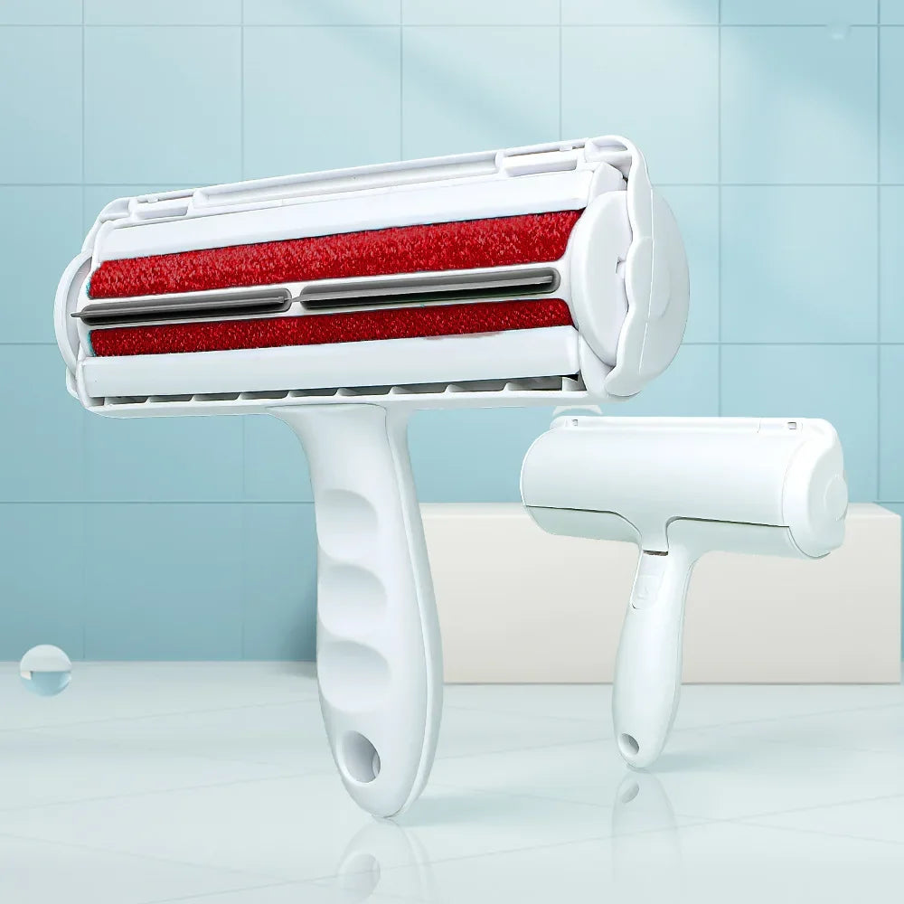 One-Hand Pet Hair Remover Roller | Self-Cleaning Lint Roller | Reusable Pet Hair Cleaner for Sofa Clothes | ABS Durable Design | Dog Cat Accessories