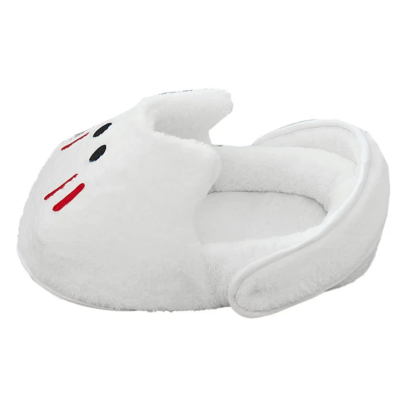 Semi-Enclosed Cat Kennel | Warm Winter Slippers Pet Bed | Breathable Non-Slip Dog & Cat Kennel | All-Season Use | Gray Pet Bed