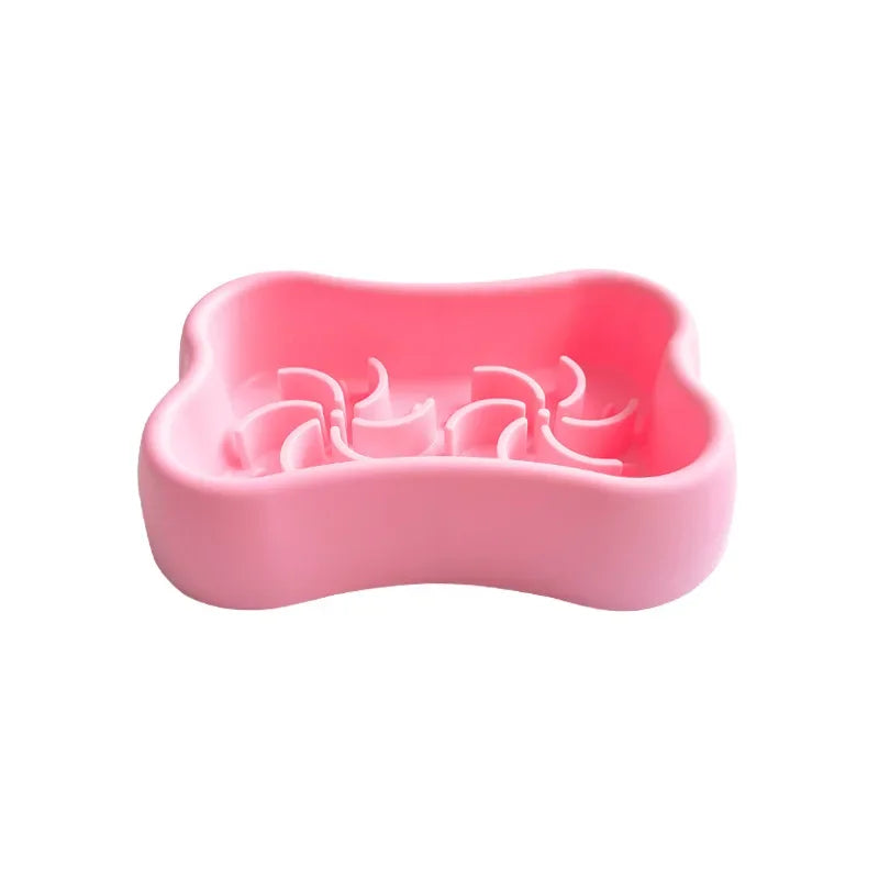 Silicone Slow Feeder Dog Bowl | Anti-Choking Pet Bowl | Suction Cup Puzzle Food Bowl | Non-Slip Licking Bowl | Dog Water Feeder | Slow Eating Dog Bowl