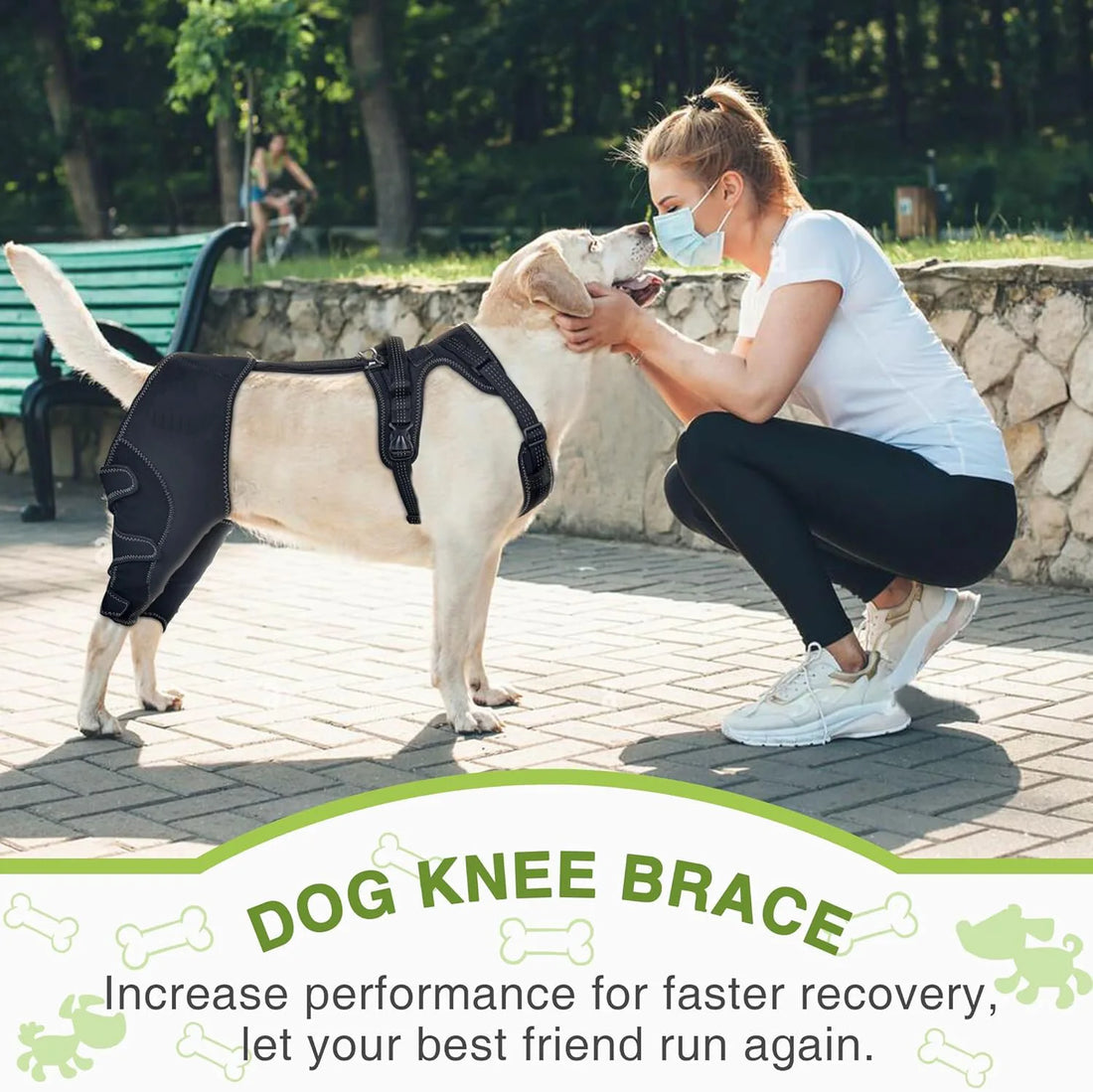 Dog Knee Brace with Metal Hinged Support | Adjustable Dog Leg Brace | ACL & Patella Injury Support | Arthritis Pain Relief | Leather Joint Stabilizer for Dogs