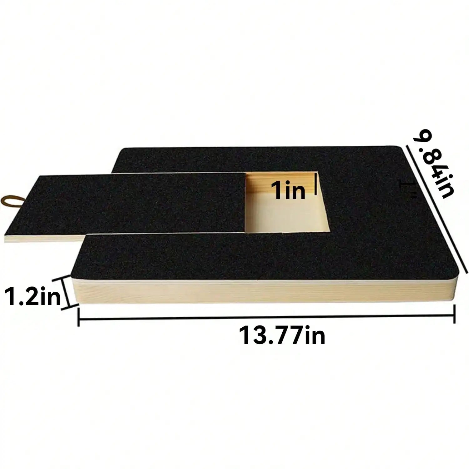 Dog Nail Scratch Board | Wooden Nail File Pad | Treat Box Built-In | Stress-Free Nail Trimming for Puppies and Small Dogs