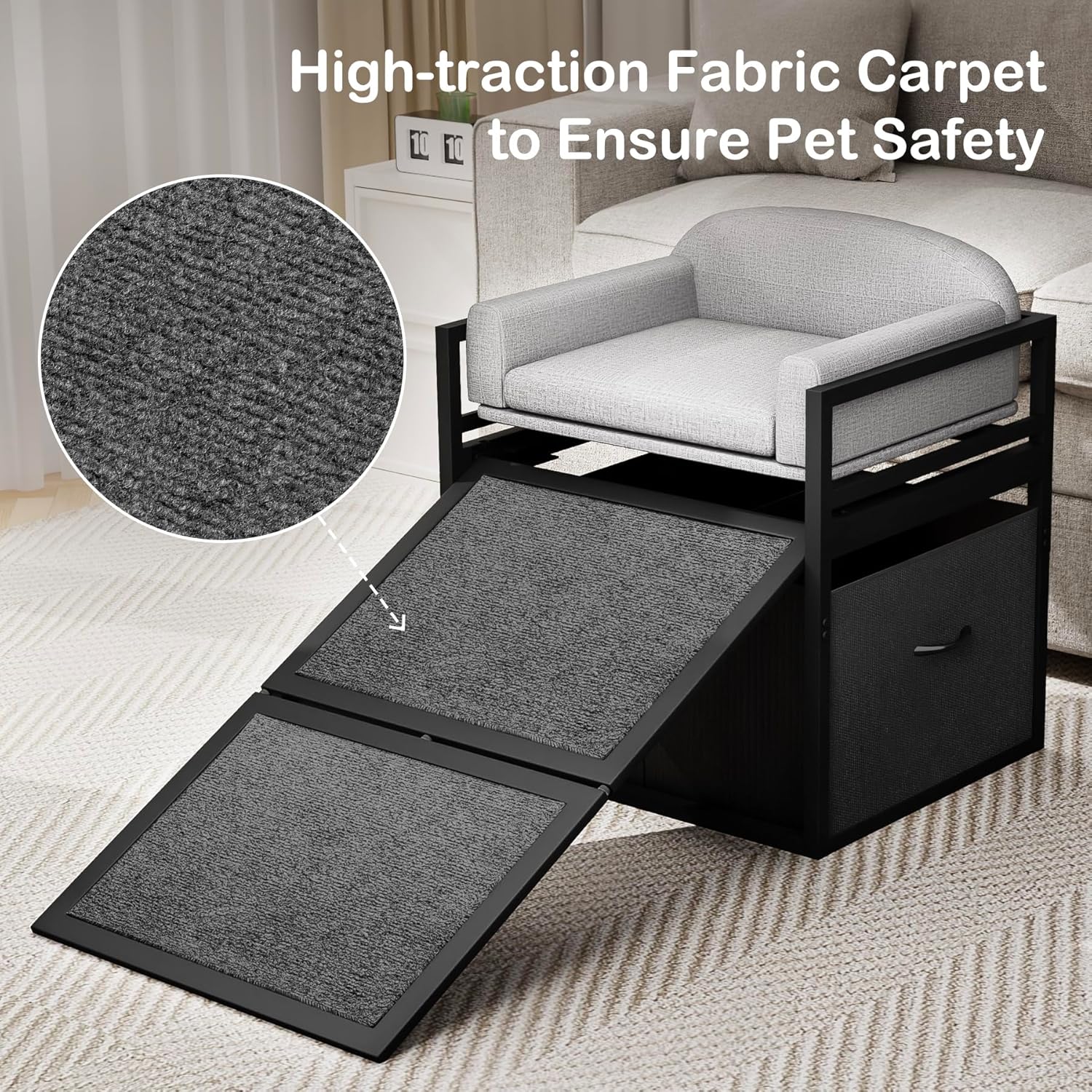 Lap VIP™ 3-in-1 Pet Ramp, Chair & Storage