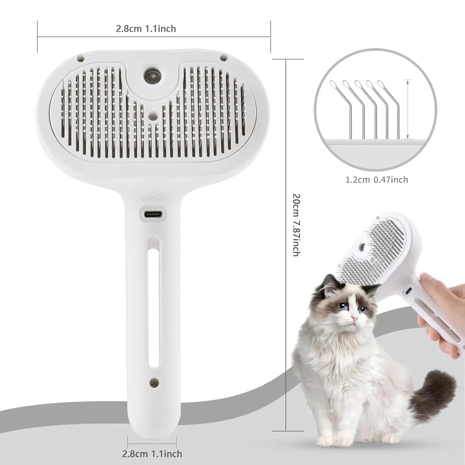Groomora™ – Pet Grooming Steam Brush