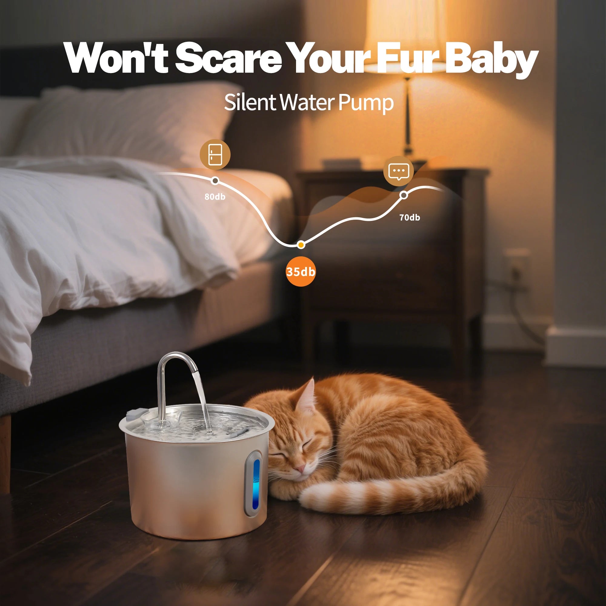 PurrFlow™ – The Whisper-Quiet Cat Fountain